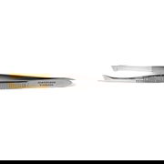 Manicare Tweezers Flat Gold Tip (36400)