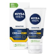 Nivea For Men Sensitive Protective Moisturiser SPF 15 75ml Aged Smart