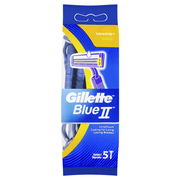 Gillette Blue II Disposable Shaving Razors X 5