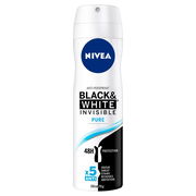 Nivea Anti-Perspirant Deodorant Spray For Women Invisible Black & White Pure 150ml