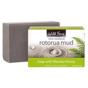 Wild Ferns Rotorua Mud Soap with Manuka Honey Wrapped 125g