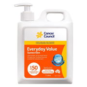 Cancer Council Everyday Value Sunscreen SPF 50 1L