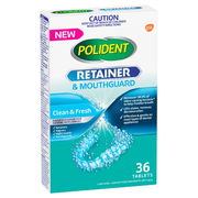 Polident Retainer & Mouthguard Daily Cleanser Tab X 36