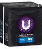 U by Kotex Pads Extra Overnight Regular with Wings X 10