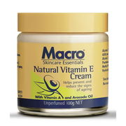 Macro Natural Vitamin E Cream 100g Aged Smart