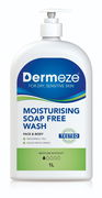 Dermeze Moisturising Soap Free Wash 1 Litre Aged Smart