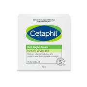 Cetaphil Face Rich Hydrating Night Cream with Hyaluronic Acid 48g Aged Smart