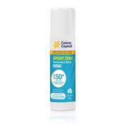 Cancer Council Sport Zinc Sunscreen Stick SPF 50+ (White) 12g Aged Smart