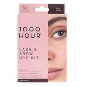 1000 Hour Eyelash & Brow Dye Kit (Dark Brown)