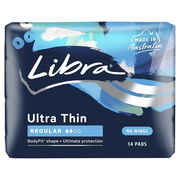Libra Pads Ultra Thins Regular No Wings X 14 Aged Smart