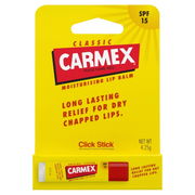Carmex Lip Balm Click Stick Original SPF 15 4.25g Aged Smart
