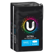 U By Kotex Pads Regular With Wings X 16