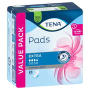 Tena Extra Standard Length Pads X 24 (Limit 4 per order)