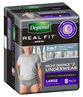 Depend Real Fit Night Defence Underwear for Men Large X 8 (Limit 4 per order)