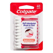 Colgate Soft Interdental Brush & Pick X 40