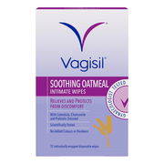 Vagisil Soothing Oatmeal Intimate Wipes X 12