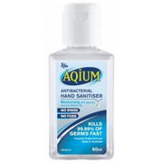Ego Aqium Antibacterial Hand Sanitiser Liquid 60ml Aged Smart