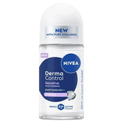 Nivea Derma Control Anti-Perspirant Deodorant Roll On for Women Sensitive 50ml Aged Smart