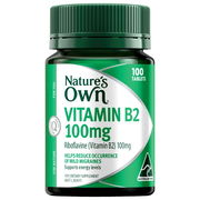 Nature's Own Vitamin B2 100mg Tab X 100