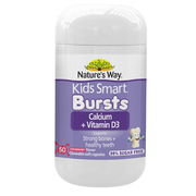 Nature's Way Kids Smart Bursts Calcium + Vitamin D3 (Strawberry) Chewable Soft Cap X 50 Aged Smart