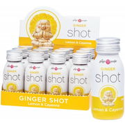 The Ginger People Ginger Shot Lemon & Cayenne 60ml X 12 Aged Smart