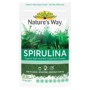Nature's Way Super Spirulina Organic Powder 100g Aged Smart