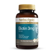 Herbs of Gold Biotin 3mg Tab X 60 Aged Smart
