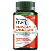 Nature's Own High Strength Garlic 10000mg Tab X 100 Aged Smart