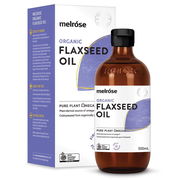 Melrose Organic Flaxseed Oil 500ml *Ref Aged Smart