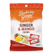Buderim Ginger Ginger & Mango Chews 50g Aged Smart