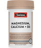 Swisse Ultiboost Magnesium, Calcium + Vitamin D3 Tab X 120