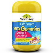 Nature's Way Kids Smart Vita Gummies Omega 3 DHA Fish Oil Trio X 120