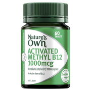 Nature's Own Activated Methyl B12 1000mcg Tab X 60