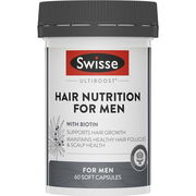 Swisse Ultiboost Hair Nutrition For Men Cap X 60 Aged Smart