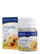 Natural Life Propolis 500mg Cap X 60