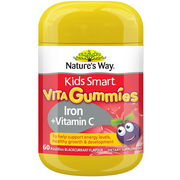 Nature's Way Kids Smart Vita Gummies Iron + Vitamin C X 60 Aged Smart