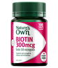 Nature's Own Biotin 300mcg Tab X 100