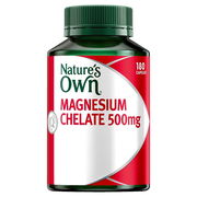 Nature's Own Magnesium Chelate 500mg Cap X 180