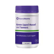 Henry Blooms Green Lipped Mussel & Turmeric with BioP Cap X 100