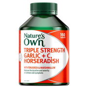 Nature's Own Triple Strength Garlic + Vitamin C + Horseradish Tab X 150 Aged Smart