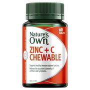 Nature's Own Zinc + C Chewable Tab X 60 Aged Smart
