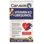Caruso's Vitamin K2 + Ubiquinol Cap X 30