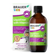 Brauer Kids Liquid Iron with Vitamin B 200ml Aged Smart