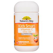 Nature's Way Kids Smart Vitamin C + Zinc & D Chewable Tab X 75 Aged Smart