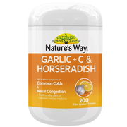 Nature's Way Garlic + C and Horseradish Tab X 200 Aged Smart