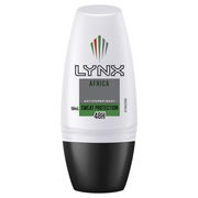 Lynx Dry Anti-Perspirant Deodorant Roll On Africa 50ml Aged Smart
